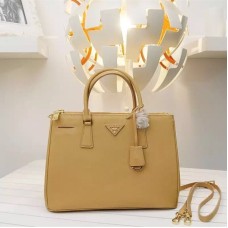 Prada 1786 Apricot cross pattent tote bag