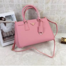 Prada Galleria Bag 1801 Saffiano Leather 30cm Pink