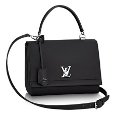 Louis Vuitton Two-Tone Leather Lockme II Bb