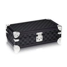 Louis Vuitton N48194 8 Watch Case Hardsided Luggage Damier Graphite Canvas