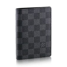 Louis Vuitton N60031 Passport Cover Damier Graphite Canvas