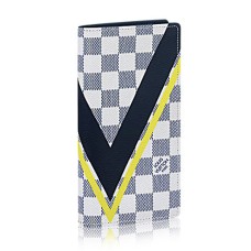 Louis Vuitton N64007 Brazza Wallet Damier Azur Canvas